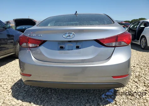 2016 Hyundai Elantra Se z USA, uszkodzony, nr VIN 5NPDH4AE6GH731640